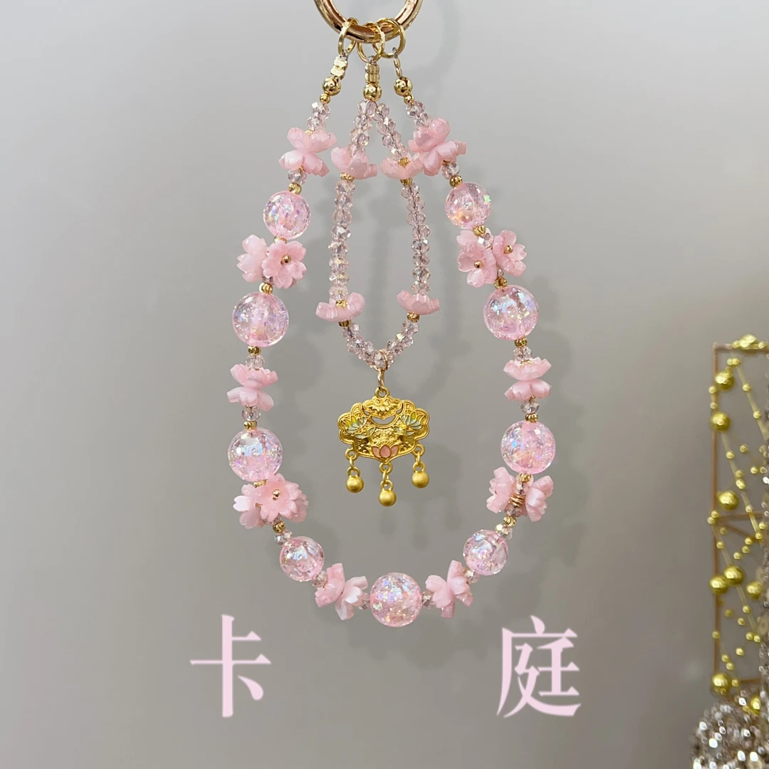 尤米饰品 卡庭原创手机链 K2225