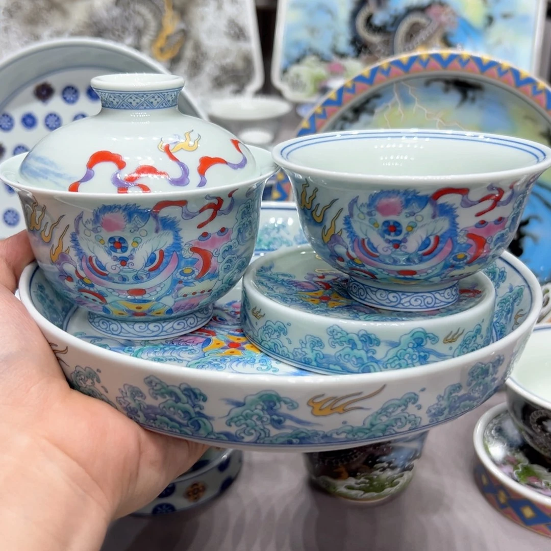 摆件景德镇高端瓷器茶具
