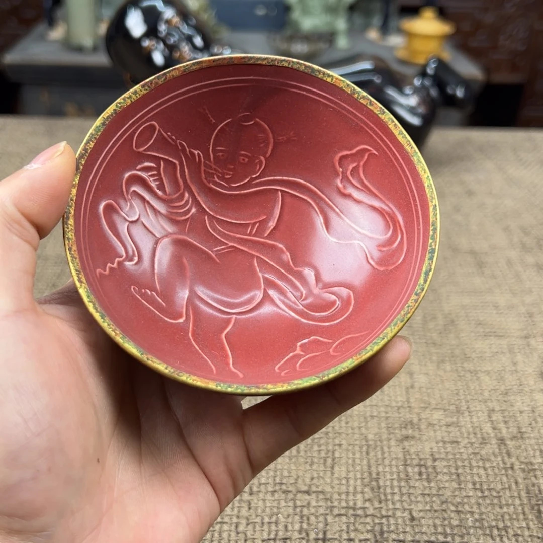 Lao窑瓷直播间开门货陶瓷艺术品正能量开门