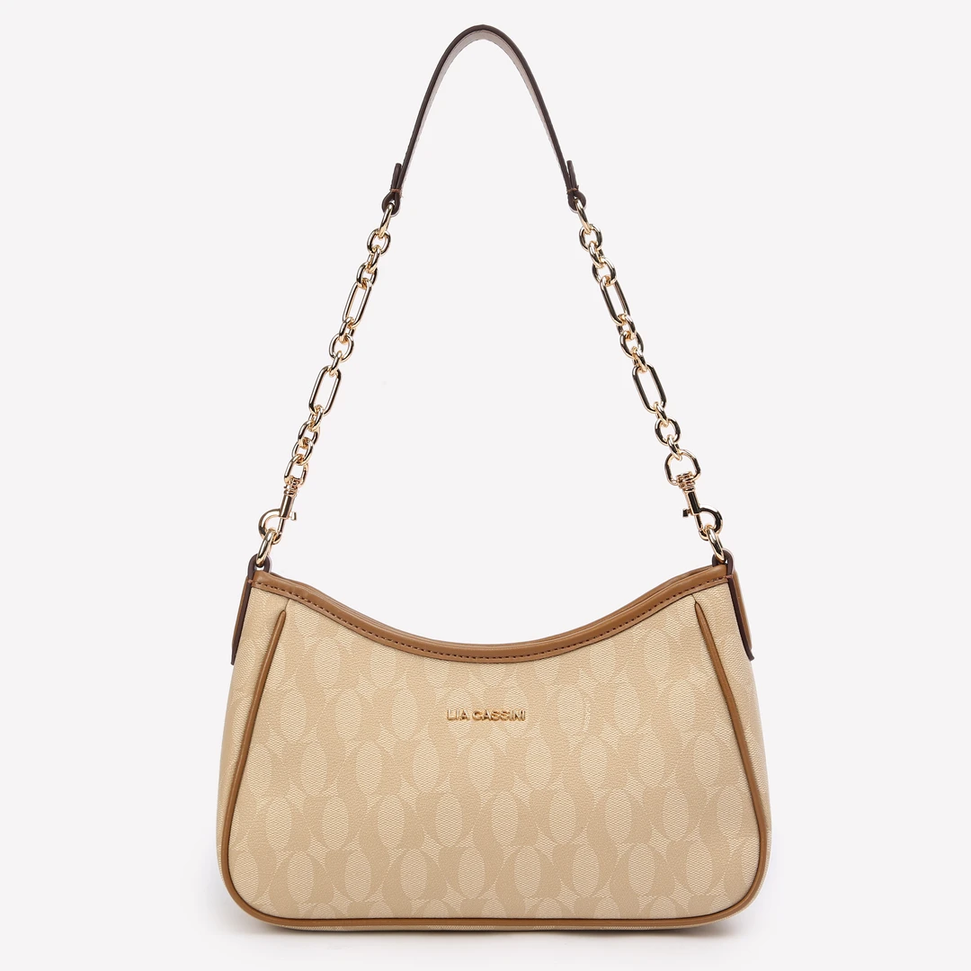 LIA CASSINI利亚卡西尼高级感通勤月牙包女休闲链条单肩女包 6010