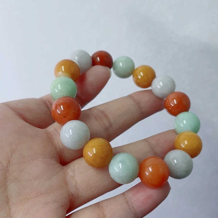 未镶嵌定制翡翠珠串