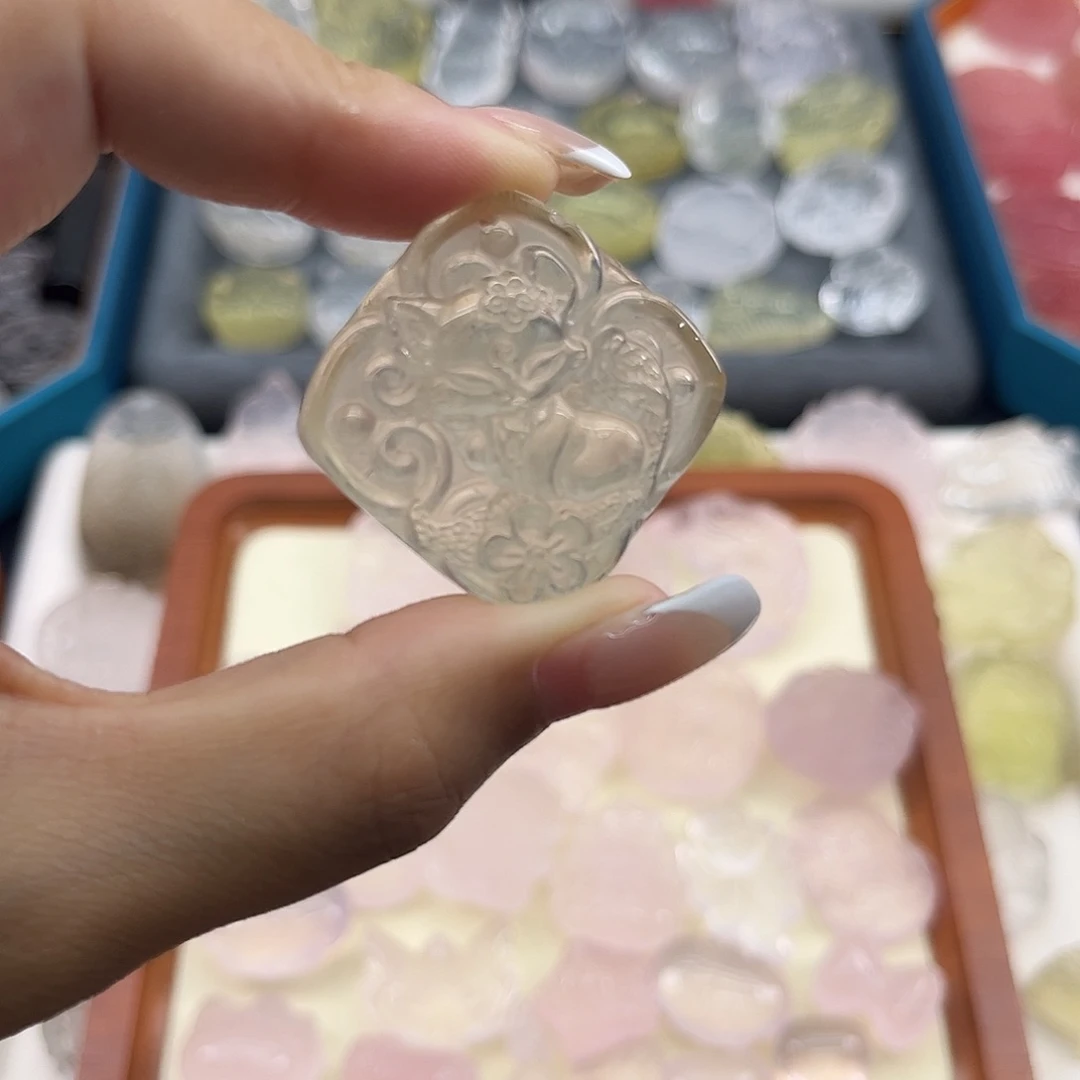 水晶珠宝半成品未镶嵌90