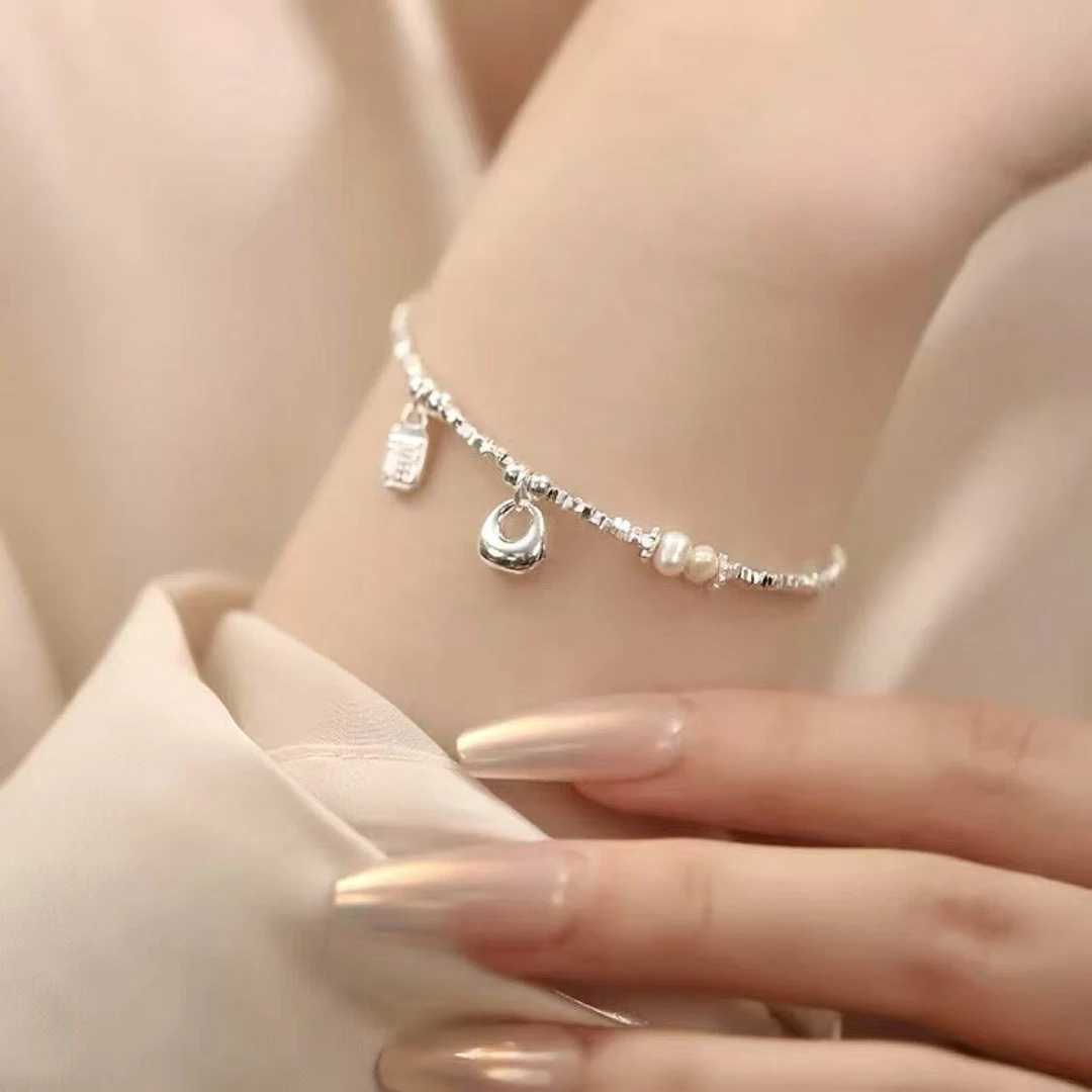 L【新品手链】999银小胖福手链原创中式风锁福牌高级感手串