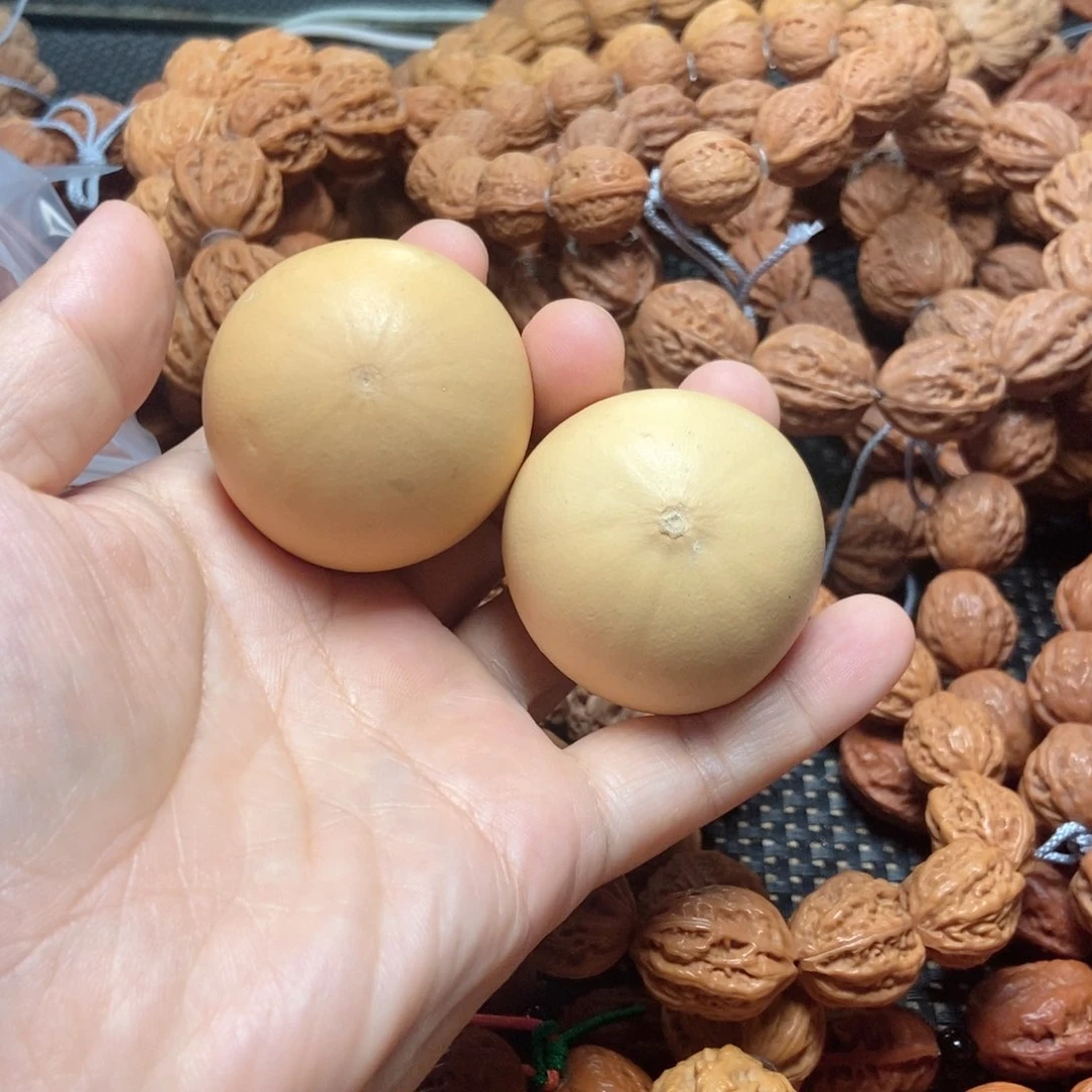 桃核吊坠奶葫芦一对
