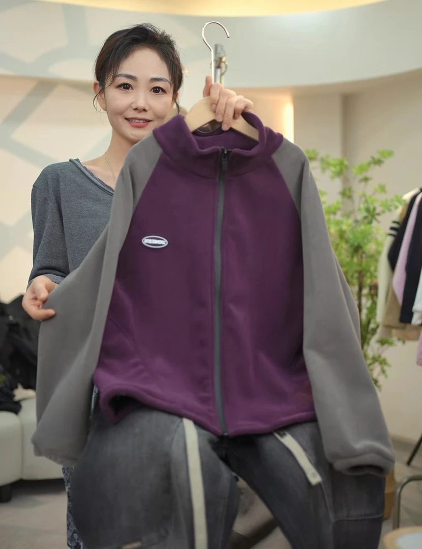 【高品质】儿童奥粒绒外套秋冬款童装新款男童加绒开衫外穿中大童