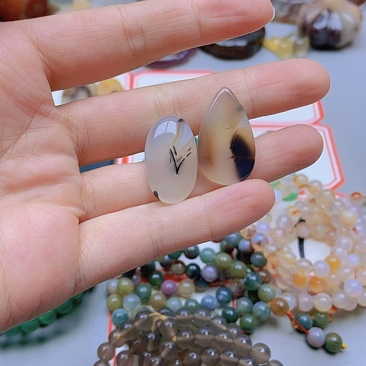 【闪购商品】未镶嵌玛瑙/玉髓珠宝半成品?****&