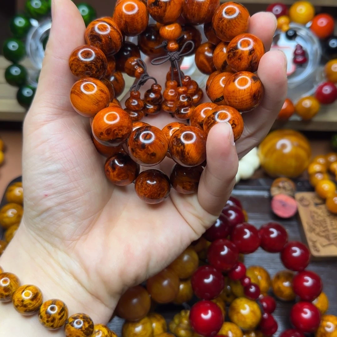 吃****_北沉香琥珀木1.8火烧云