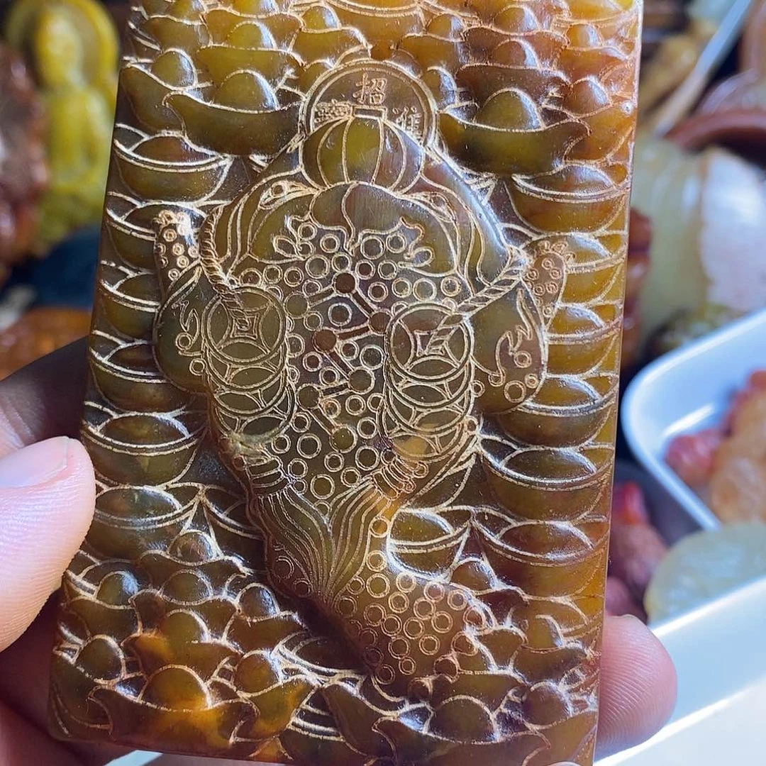 岫岩老玉（透闪石质玉）未镶嵌挂件