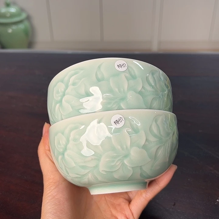 龙泉云间青瓷小米茶器