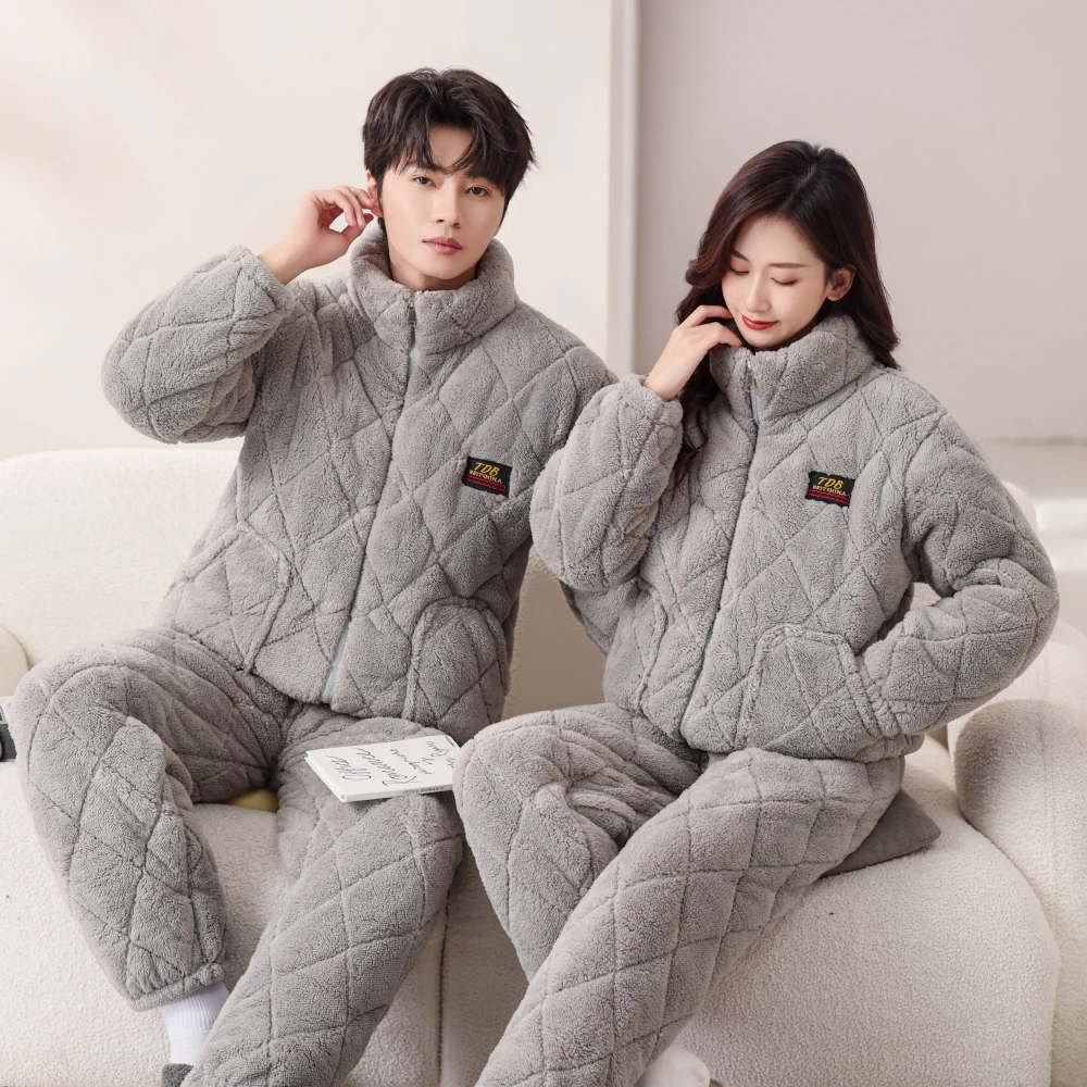 【三层夹棉变态厚】25年冬季省服情侣款防风保暖锁温可外出家居服