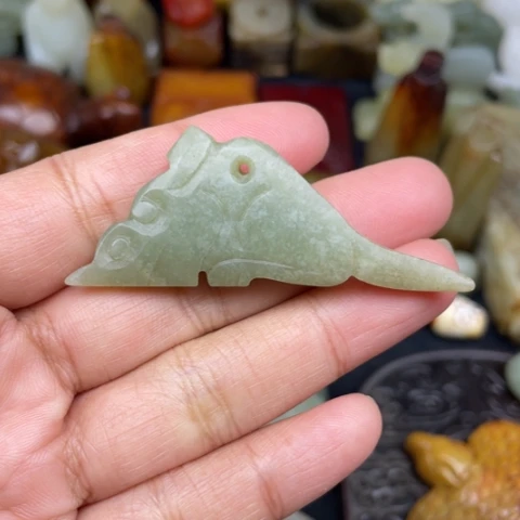 和田玉未镶嵌颈饰37