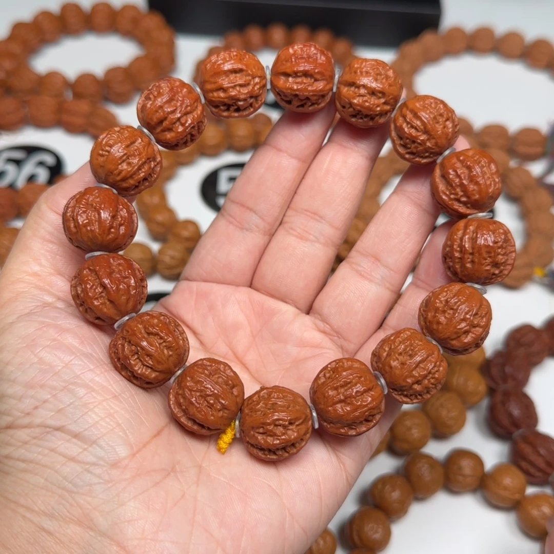 文玩核桃吊坠粗筋八棱19