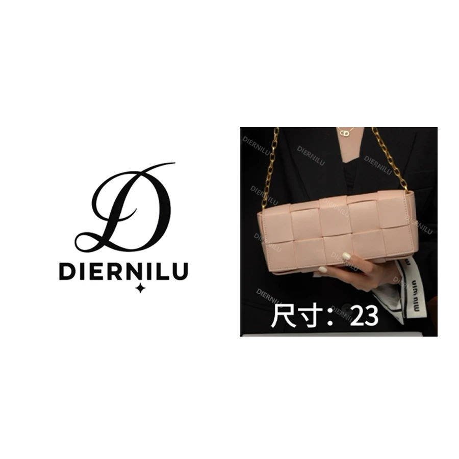 【DIERNILU】23cm-原创高定真皮包-Q1082
