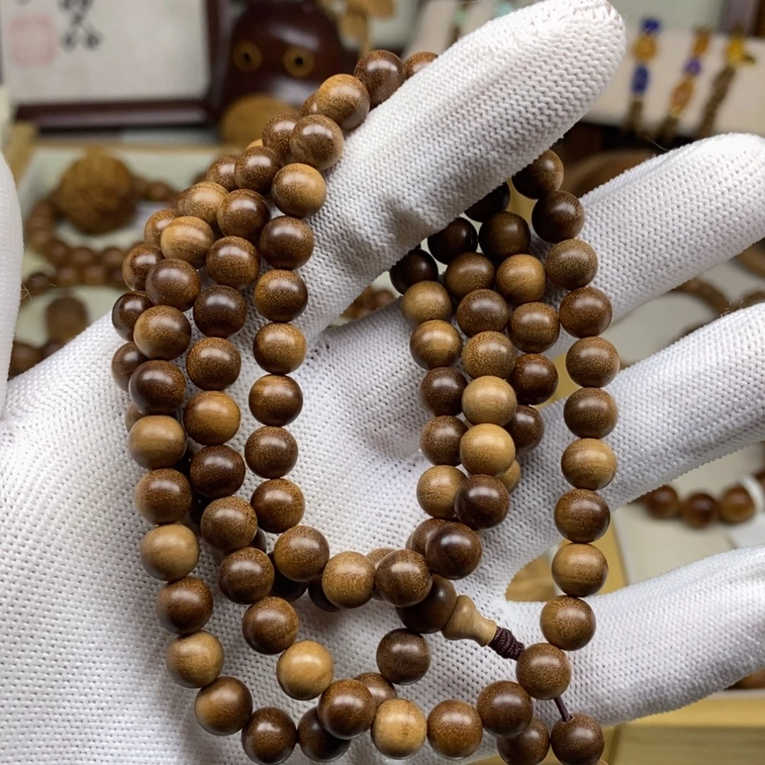 手串/手链檀香木老东家檀香0.7*108横纹福利款