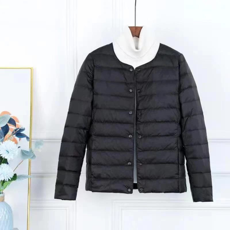 短款修身修身型女秋冬保暖时尚轻便薄款百搭加大棉服棉衣上衣
