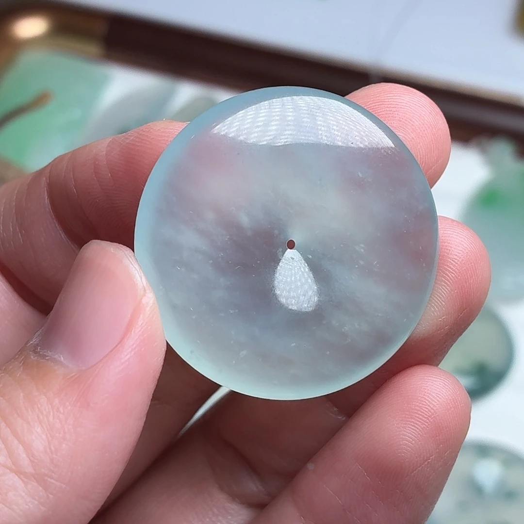 翡翠未镶嵌颈饰缅甸天然A货翡翠