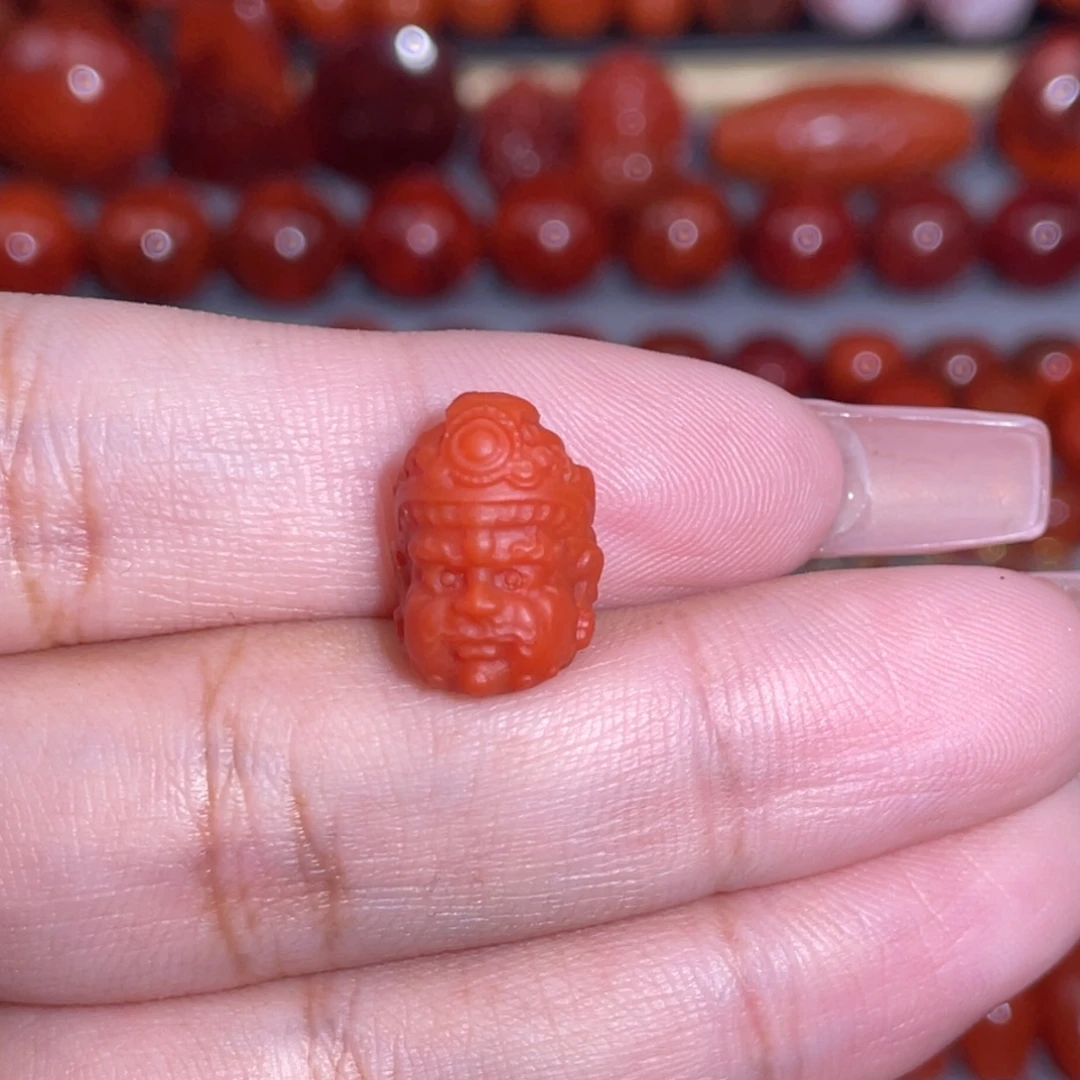 南红玛瑙未镶嵌黄财神