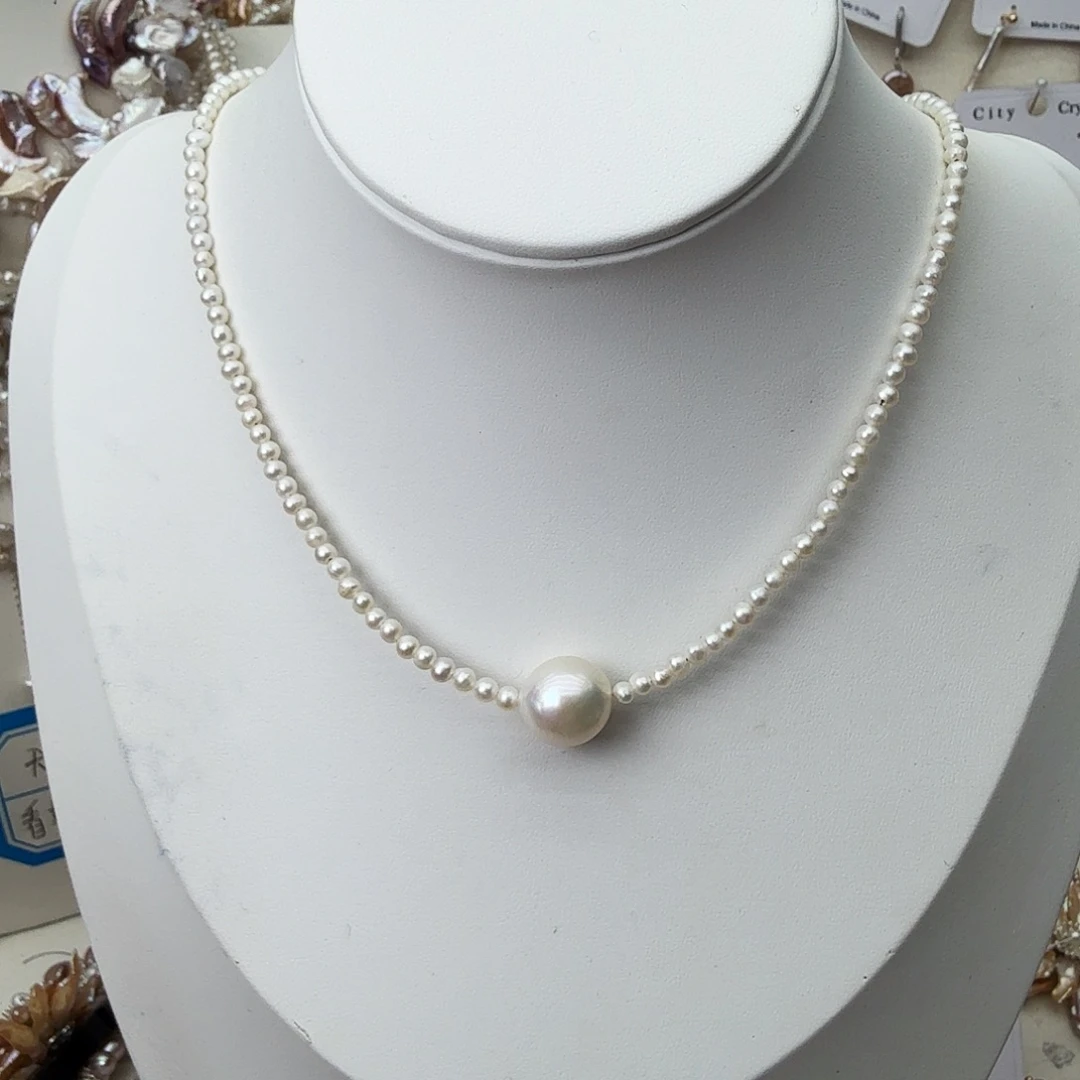 淡水珍珠颈饰未镶嵌