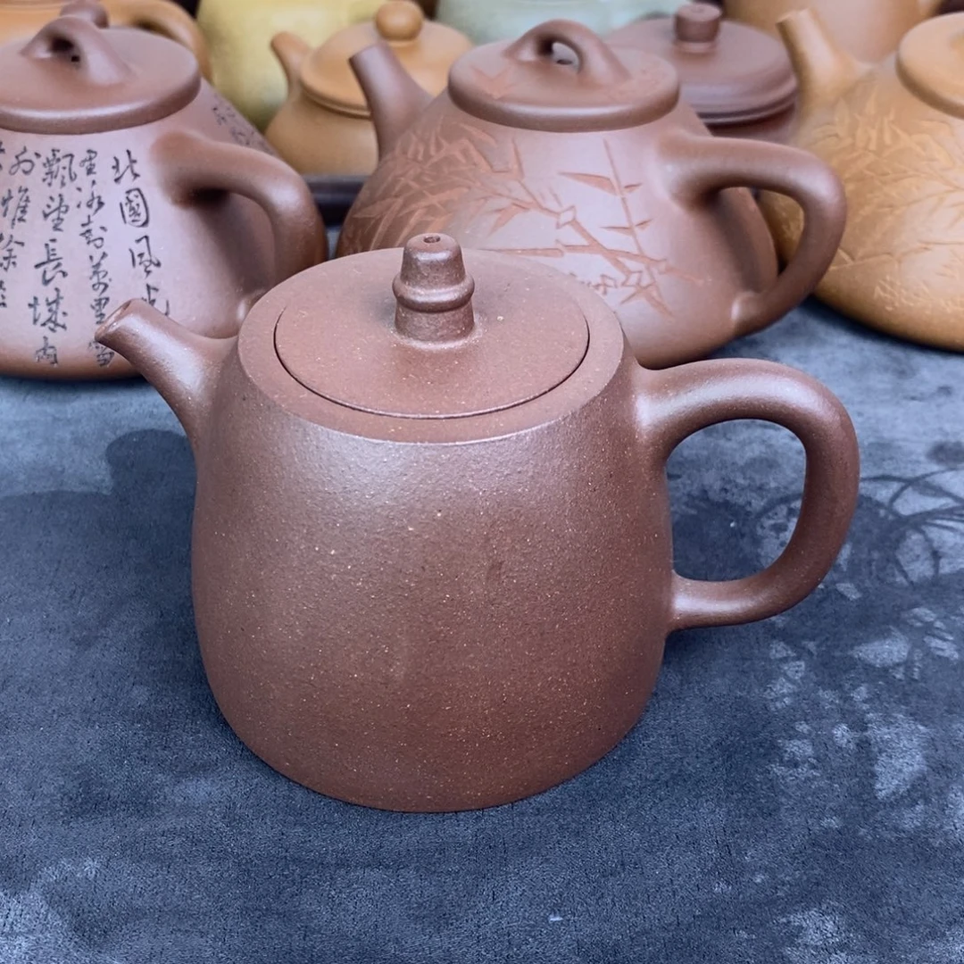 紫砂茶壶汉铎原矿深井紫泥180cc左右0添加