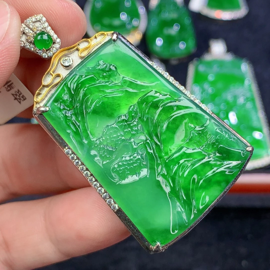 颈饰未镶嵌翡翠翡翠