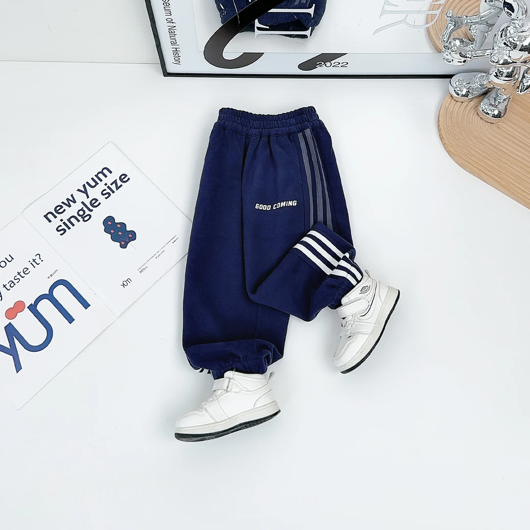 儿童裤子春款男童小脚运动裤2025新款潮牌CXF3577悠悠童话童装