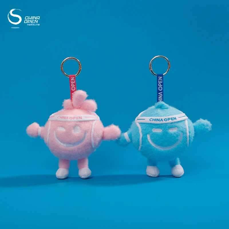 中国网球公开赛CHINA OPEN纪念品周边吉祥物毛绒玩偶包包挂件可爱