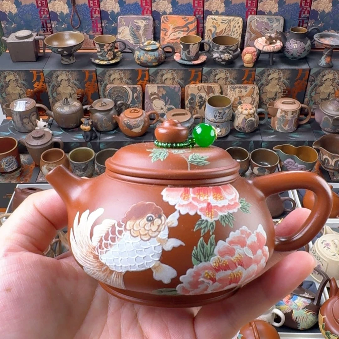 茶壶紫砂180ml原矿精工半手