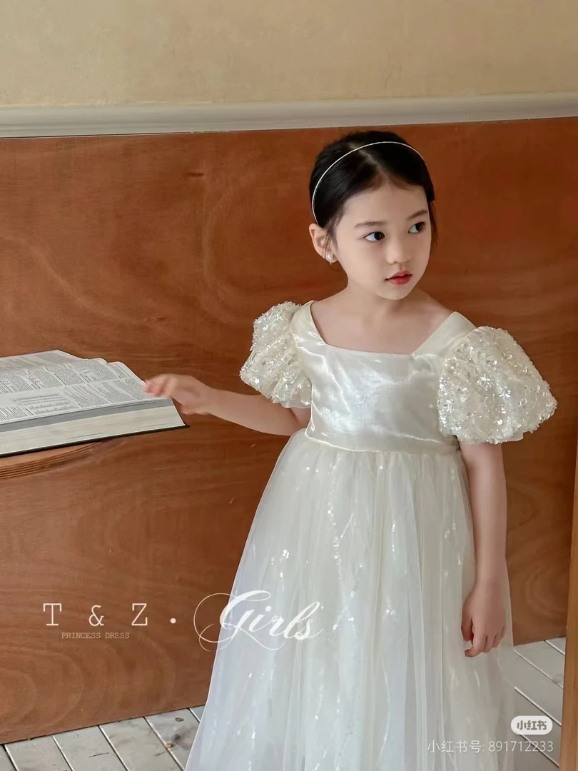 优选公主白色纱裙