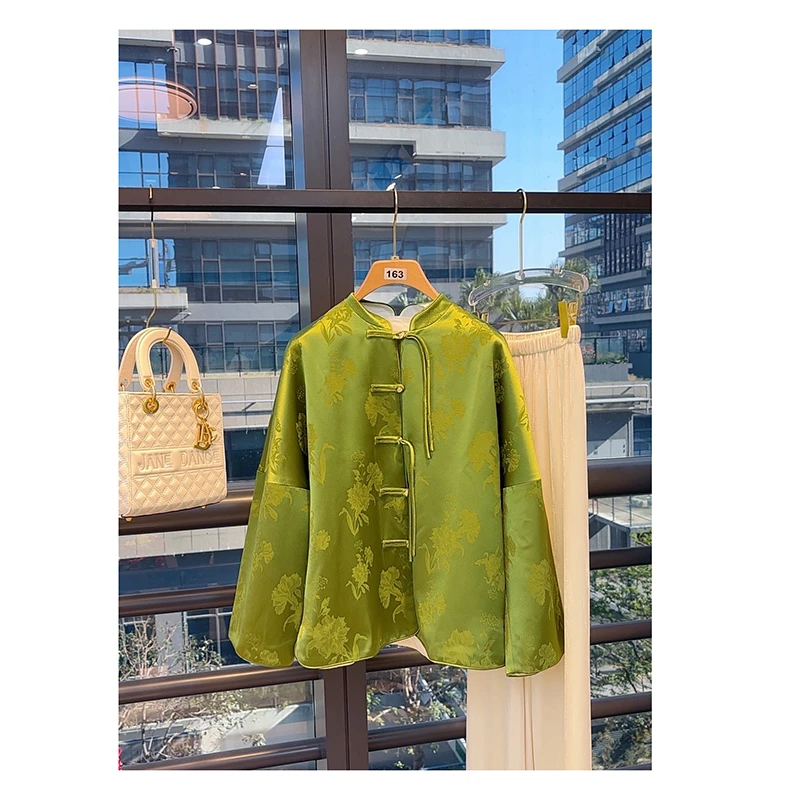 【孤品243】新中式国风秋季新款高端气质复古设计感宽松上衣外套