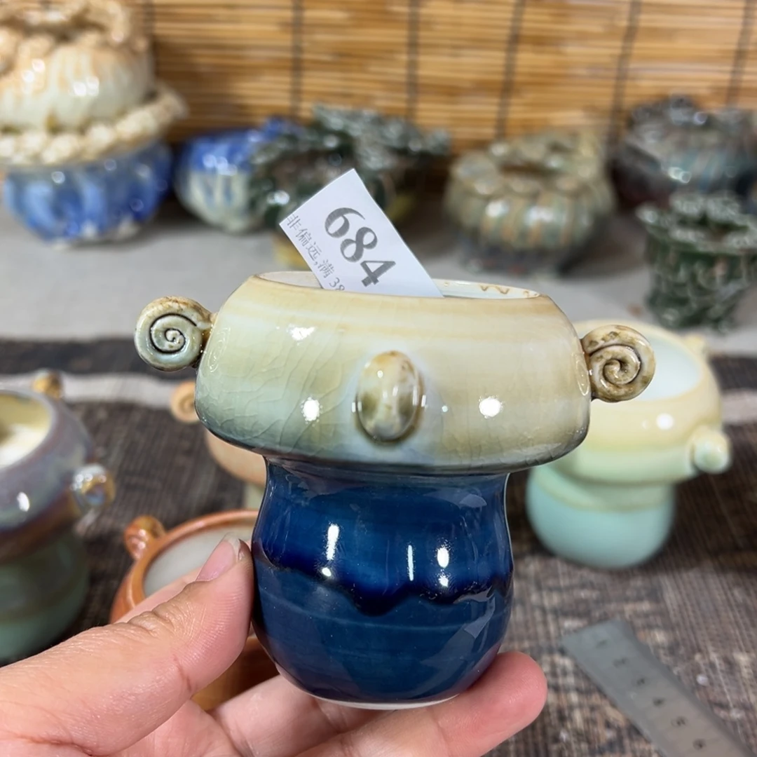 陶瓷景德镇手工花盆