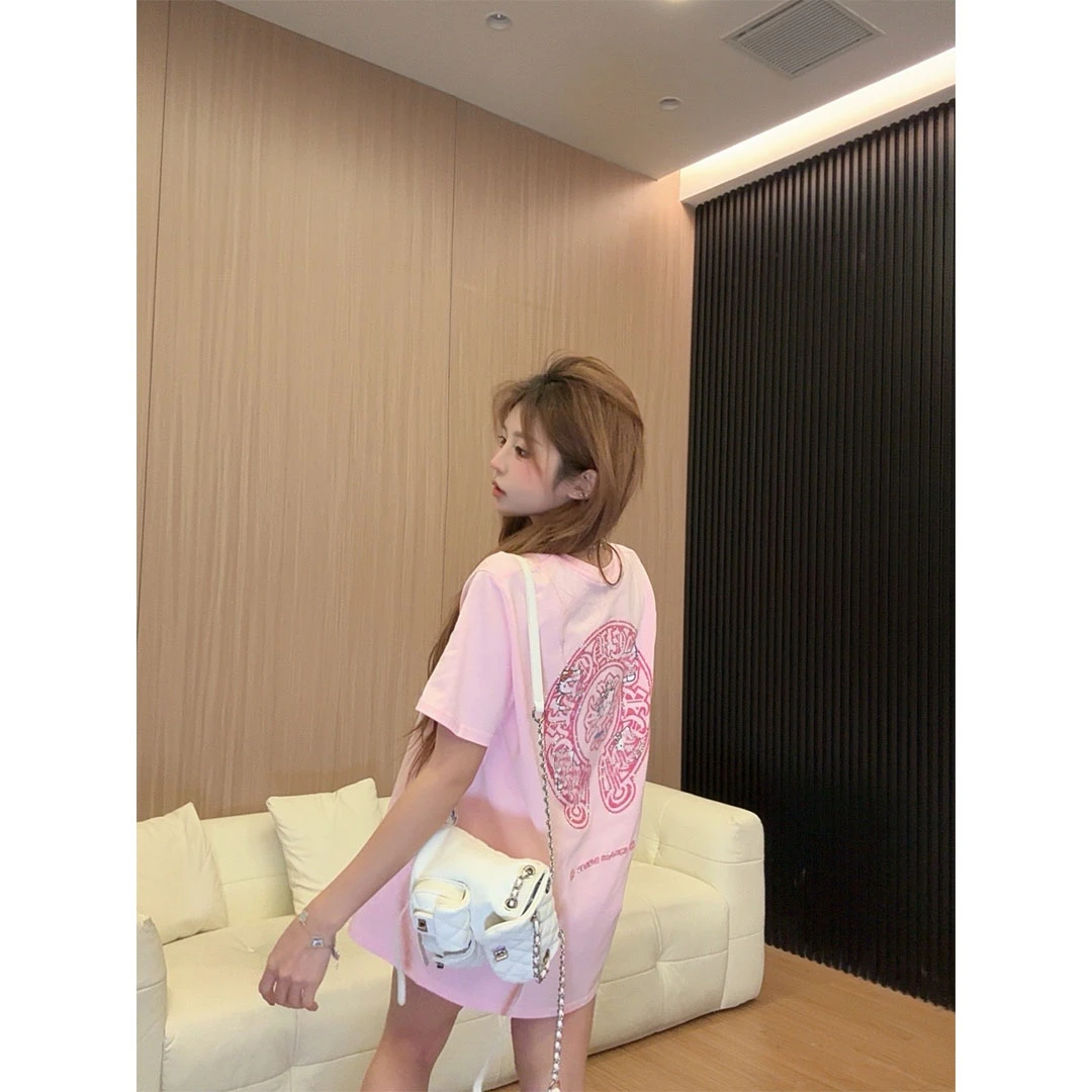 李馨儿【凯蒂猫猫】气质长袖学生短袖洋气拼接法式打底百搭T恤