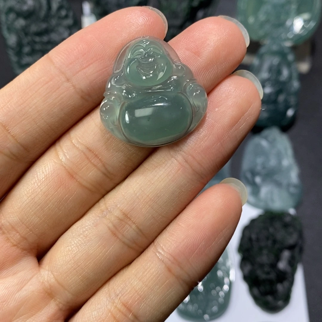 定制翡翠未镶嵌佛公