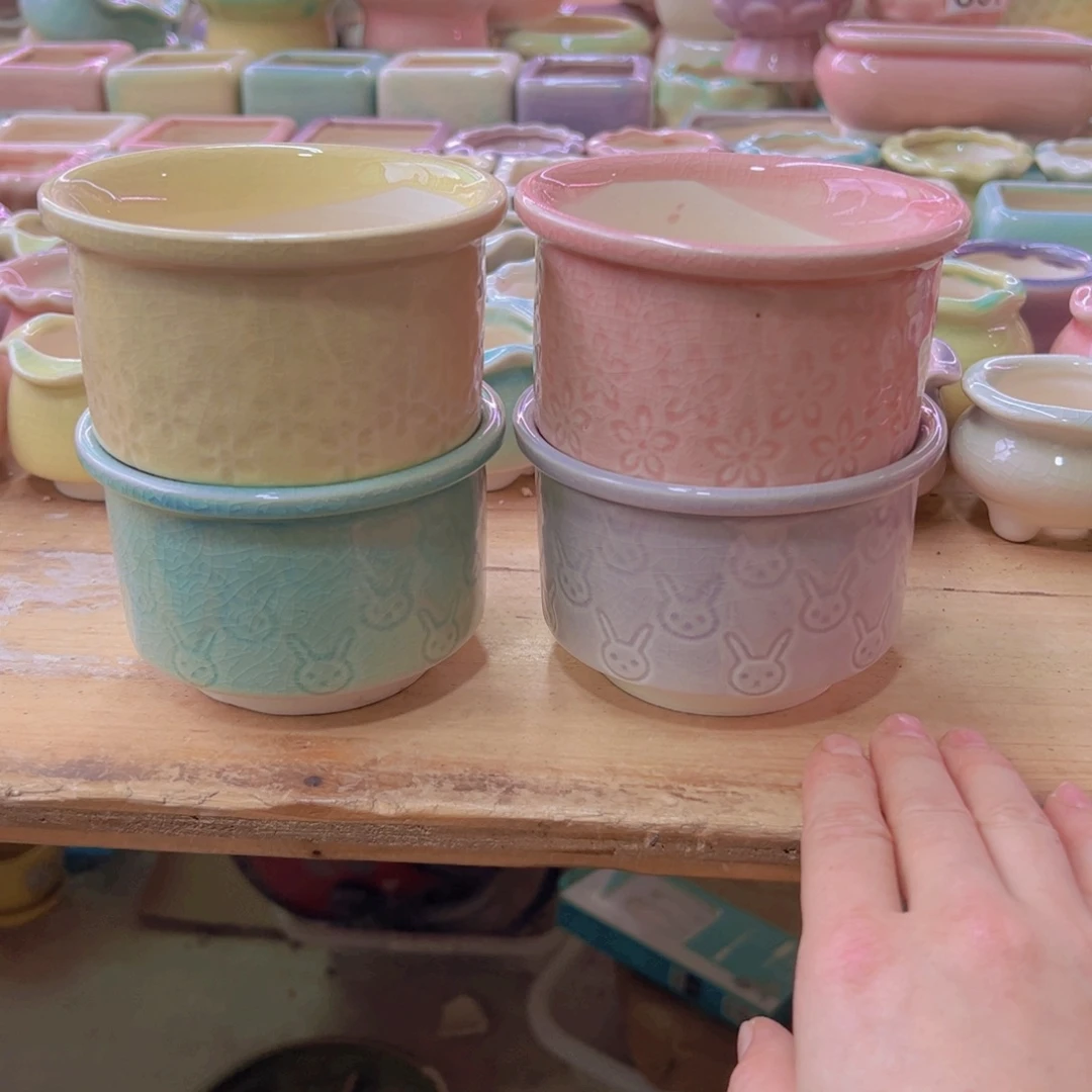 陶瓷花盆当场凑满12包邮