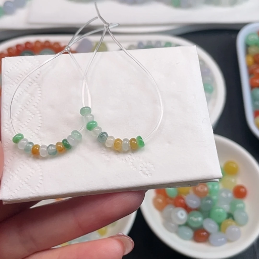 【闪购商品】定制翡翠未镶嵌紫***子，