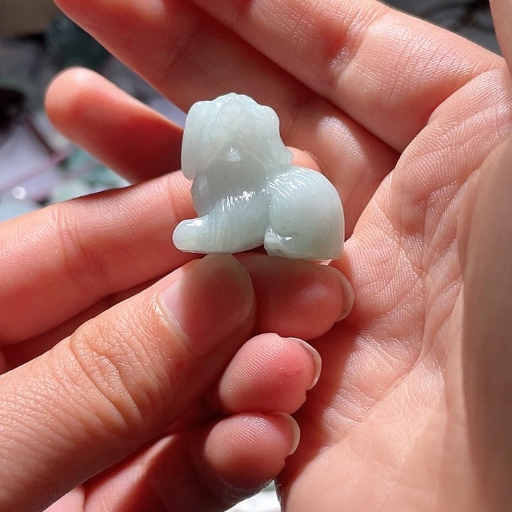 翡翠未镶嵌颈饰天然