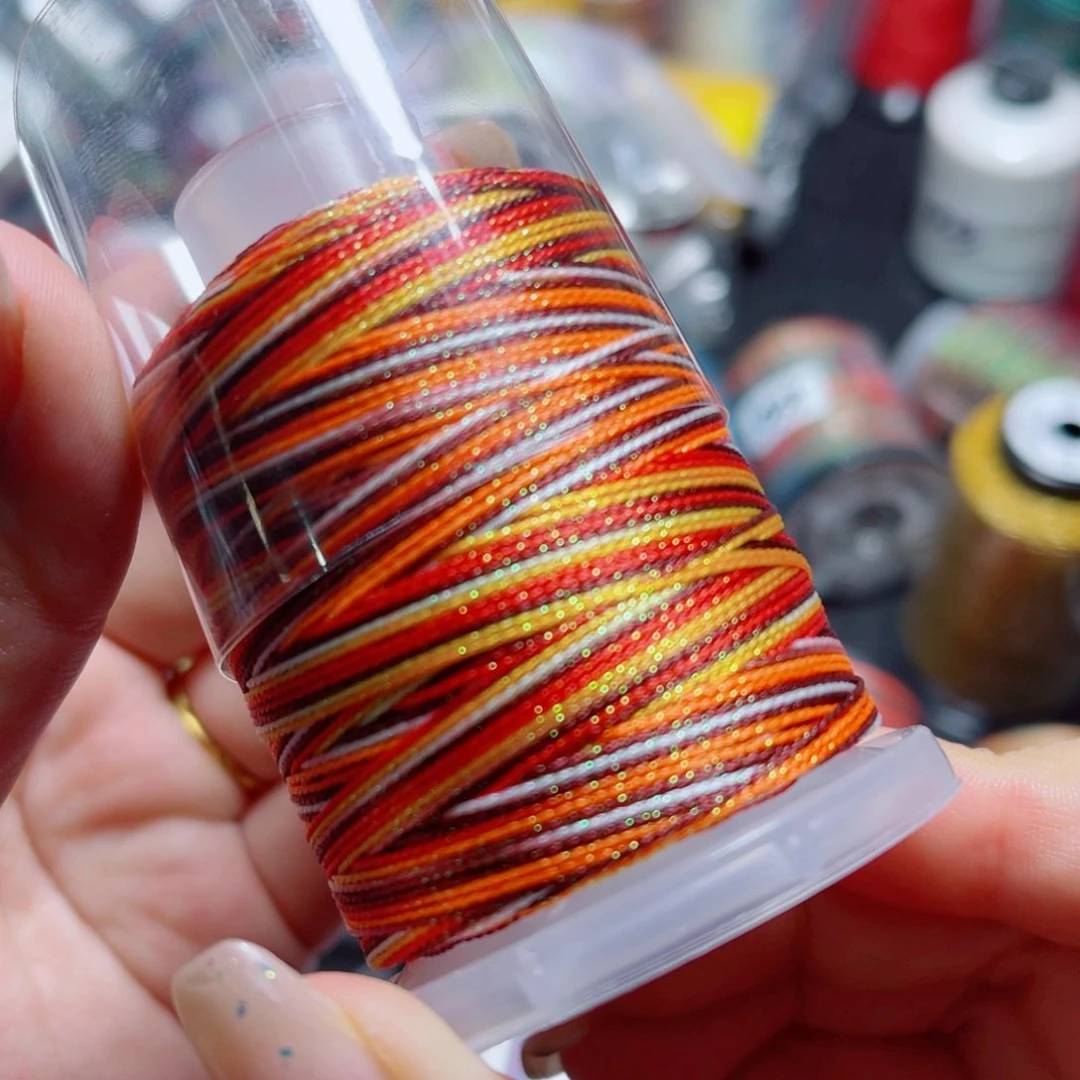 腈纶6股星空段染股线魔丸