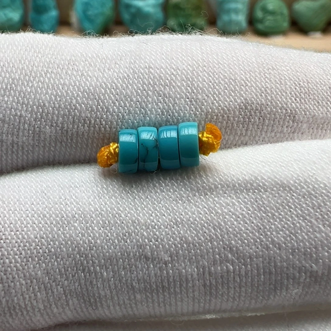 绿松石未镶嵌配饰4.4*1.8