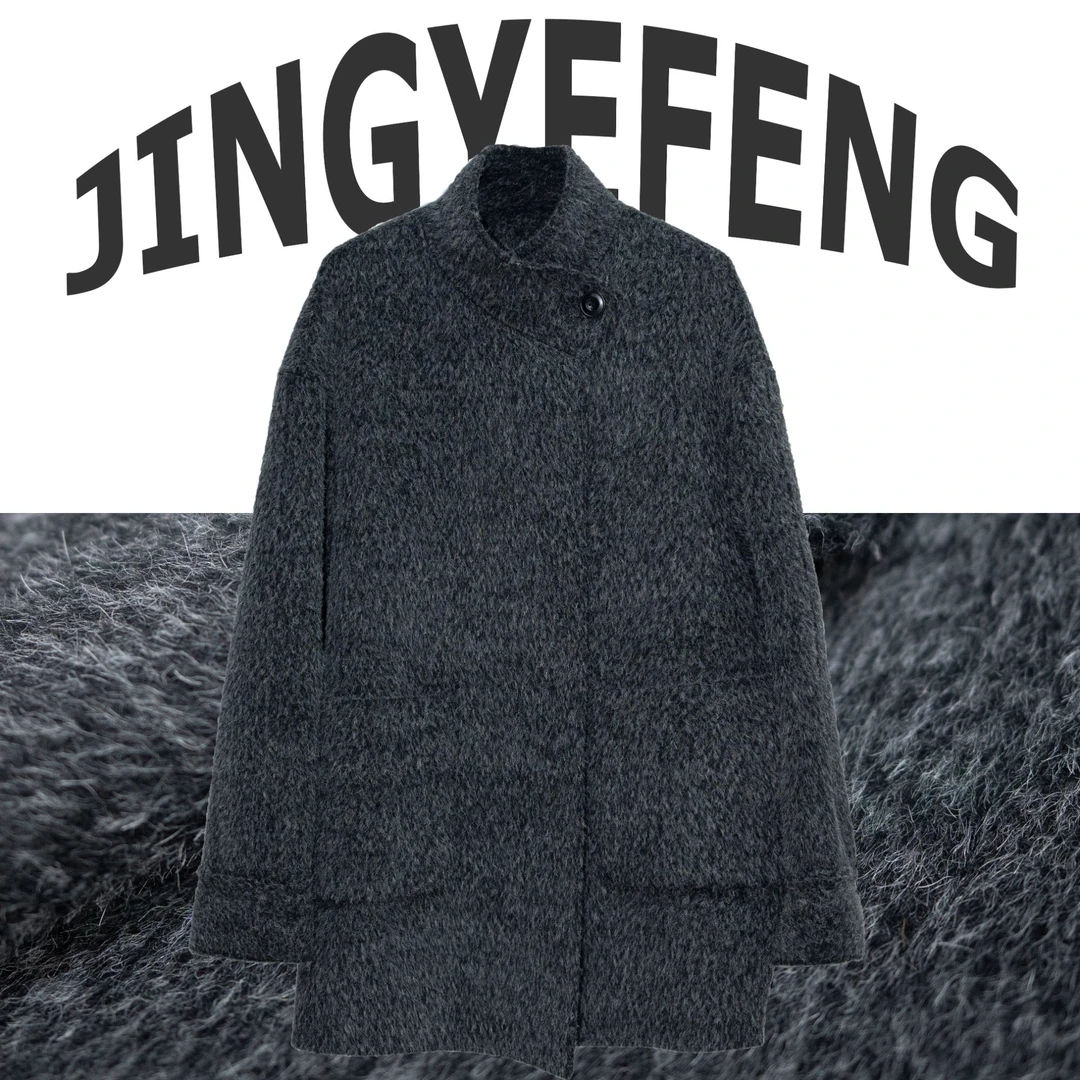 【小景】双面羊毛大衣随即序号毛呢加厚秋冬时尚休闲大衣冬季保暖