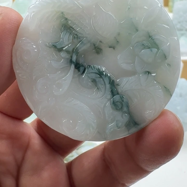 翡翠未镶嵌颈饰天然缅甸A货翡翠