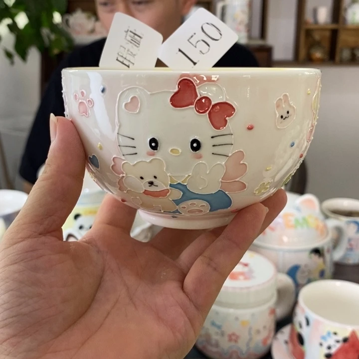 瓷片景德镇釉下彩手绘