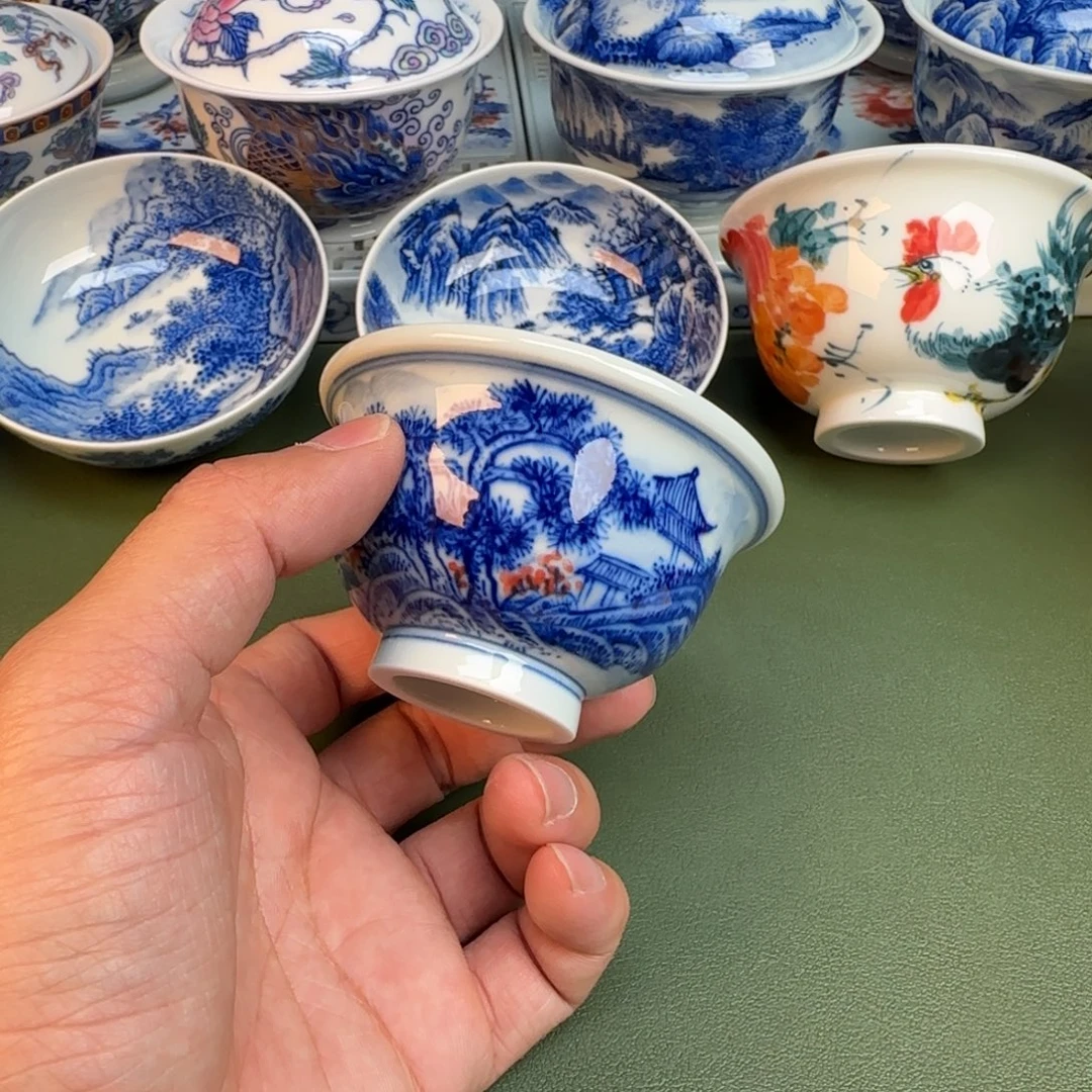 陶纯手工纯手绘茶具212