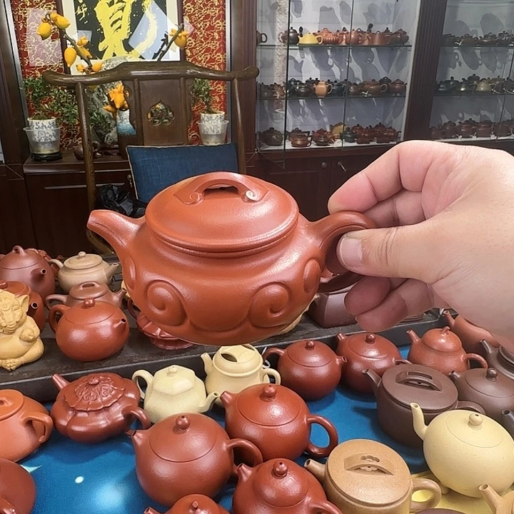 紫砂茶壶仿古如意