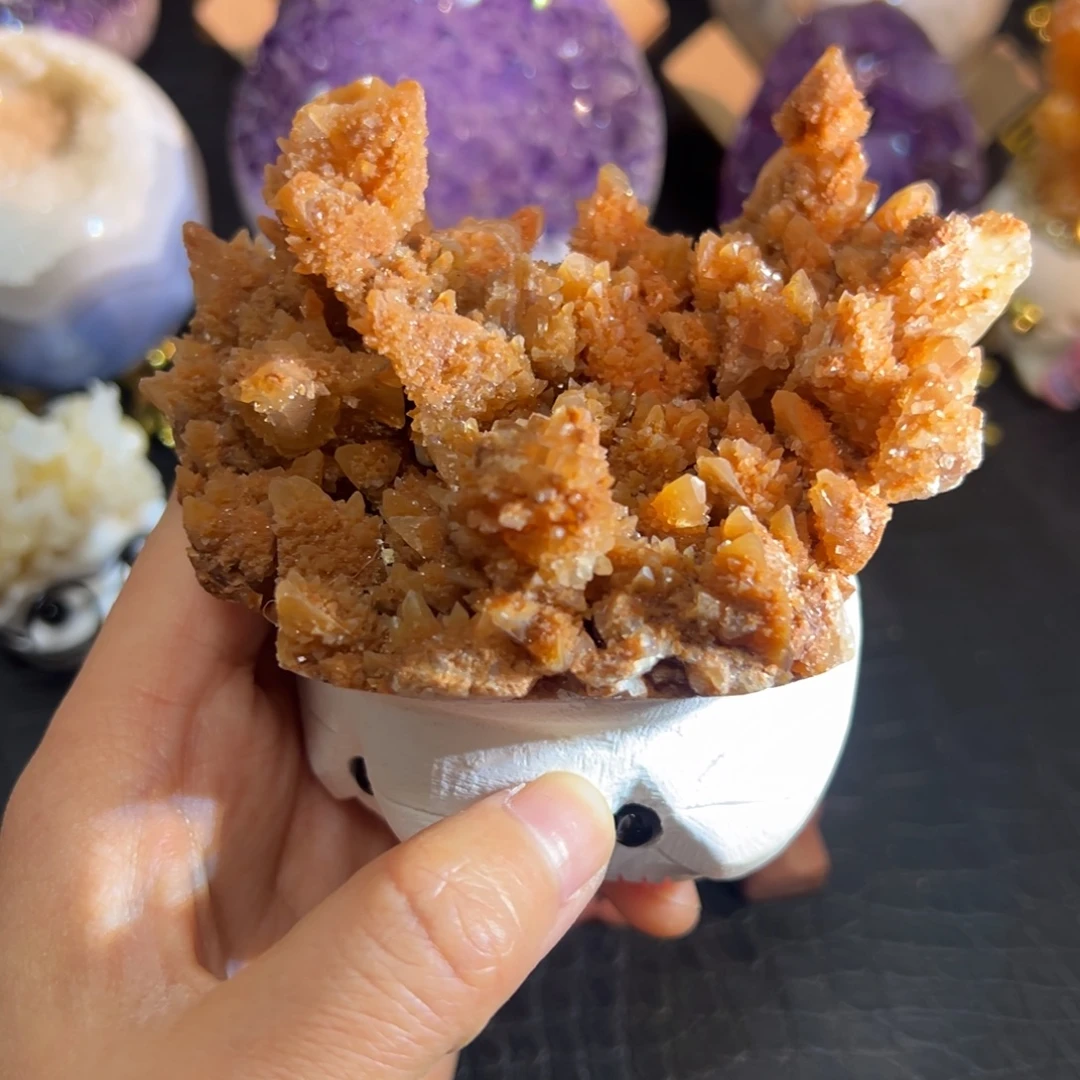 未镶嵌珠宝半成品紫晶39方解石