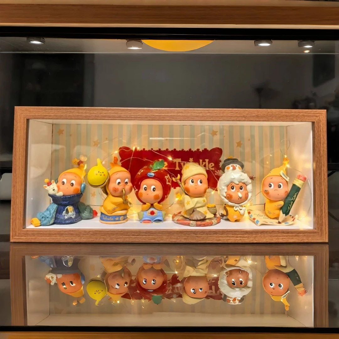 泡泡玛特我们都是星星人系列盲盒收纳展示相框手办相框收纳展示盒