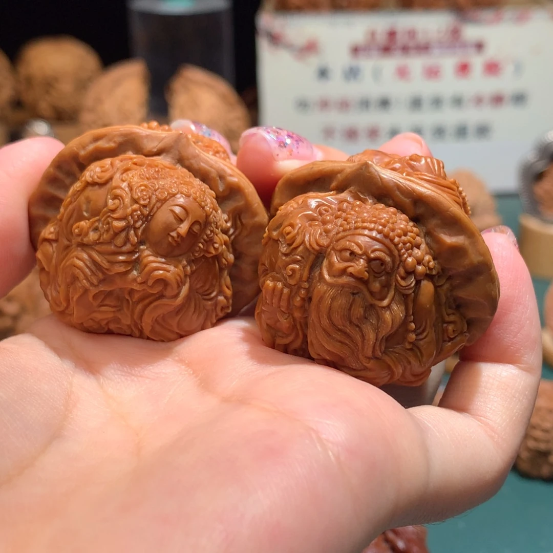 把件文玩核桃-生旦净丑