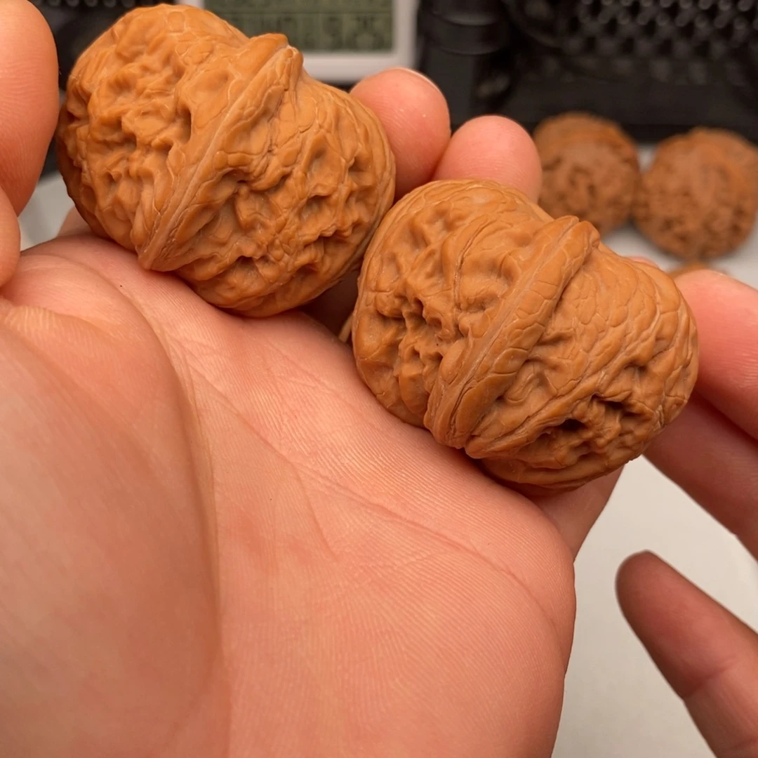 文玩核桃把件46平谷元宝