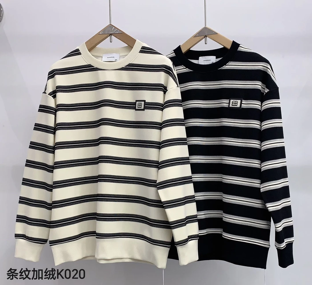 圆领卫衣休闲简约秋冬宽松套头K020加绒