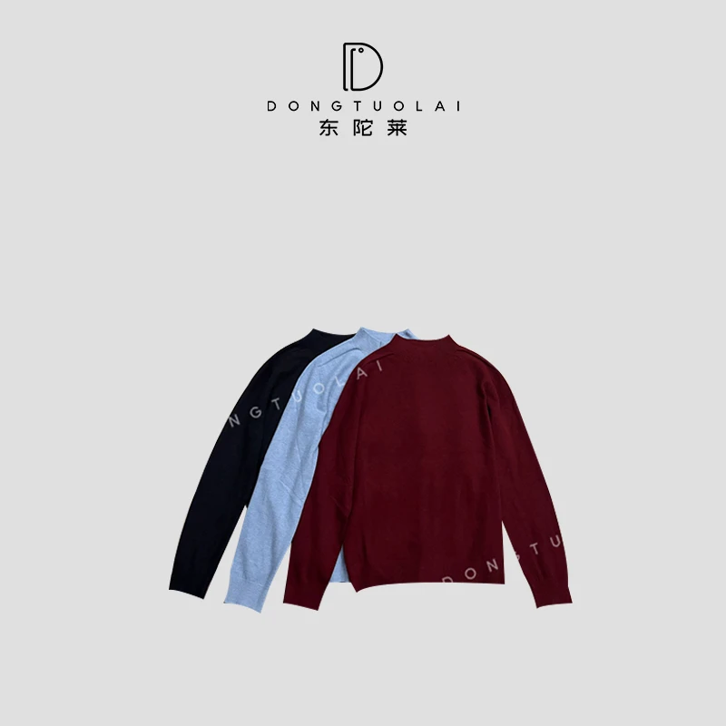 《小瓶盖》打底上衣长袖针织时尚百搭镂空女士设计师圆领套头复古