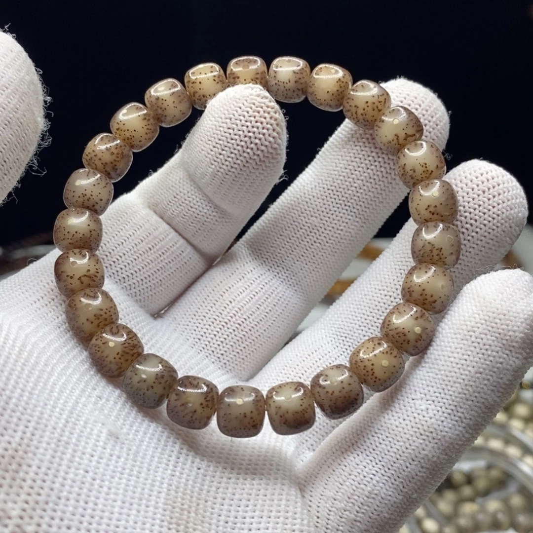 幸****星月菩提手串星月菩提9x8粉冰