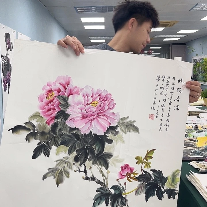 国画宣纸国画纯手绘作品